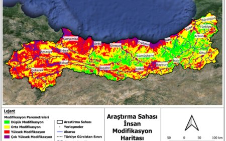 Topografyanın İnsan Modifikasyonu Üzerindeki Etkisi: Doğu ve Orta Karadeniz Örneği