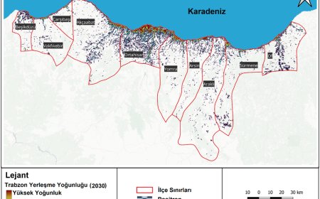 Trabzon İli Kıyı Şeridinde 1980-2030 Yılları Arasında Kentsel Yayılmanın GHSL (Global Human Settlement Layer) ve GEE (Google Earth Engine) ile Analizi