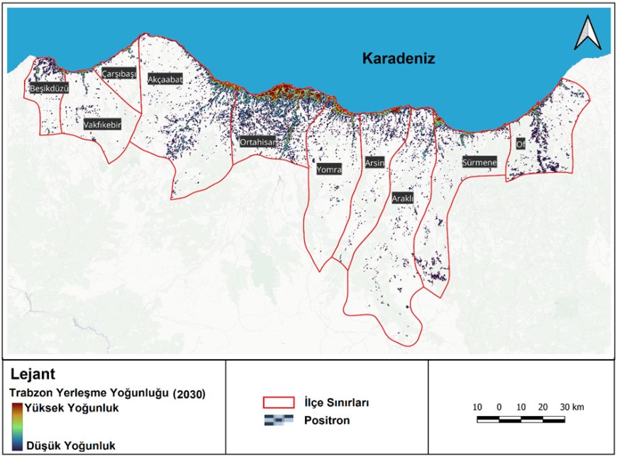Trabzon İli Kıyı Şeridinde 1980-2030 Yılları Arasında Kentsel Yayılmanın GHSL (Global Human Settlement Layer) ve GEE (Google Earth Engine) ile Analizi
