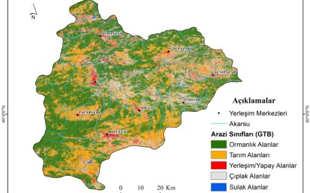 Harmonize Sentinel-2 ve Landsat-8 verileri ile arazi örtüsü sınıflandırması: Bilecik İlinde rastgele orman ve gradyan artırmalı karar ağaçları karşılaştırması