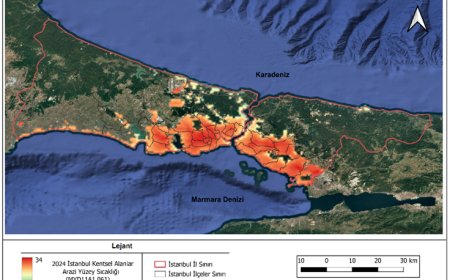 İstanbul’da 2003–2024 yılları arasında ilçe bazlı yapılaşma ve yüzey sıcaklığı ilişkisi: MODIS verileri ile bir analiz