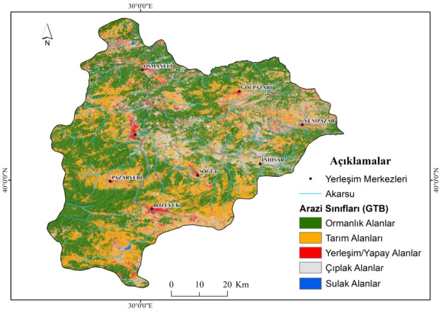 Harmonize Sentinel-2 ve Landsat-8 verileri ile arazi örtüsü sınıflandırması: Bilecik İlinde rastgele orman ve gradyan artırmalı karar ağaçları karşılaştırması