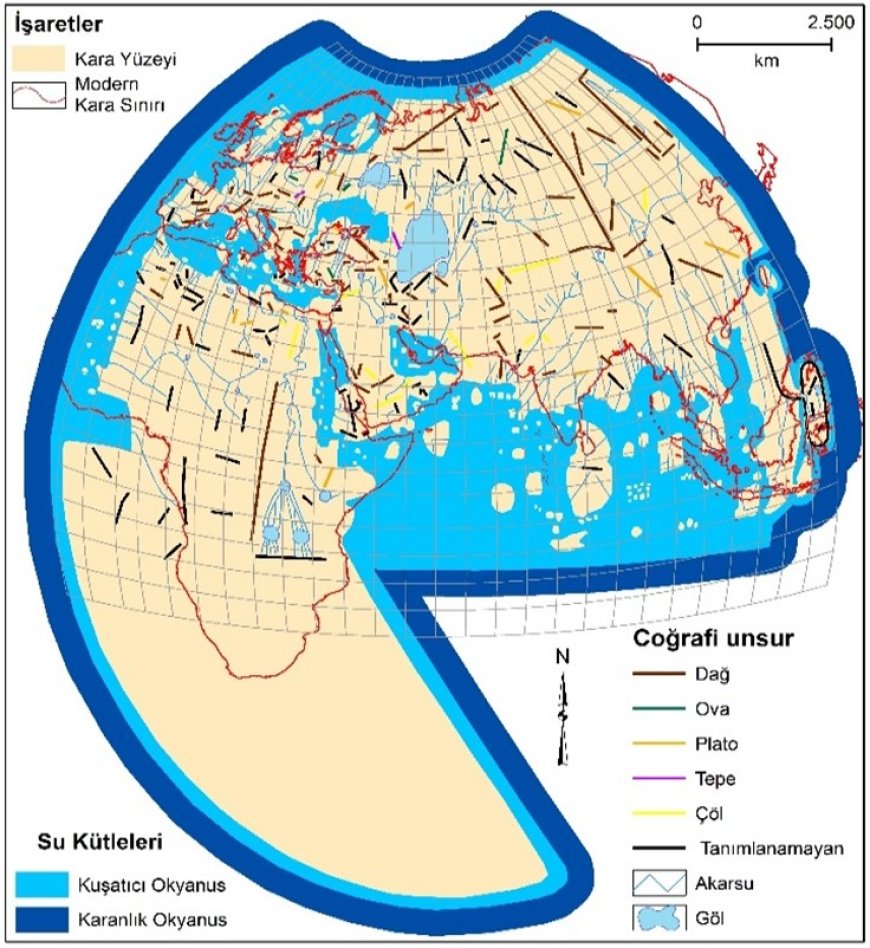 Halife El-Meʾmūn dünya haritasının fiziki coğrafya özellikleri açısından değerlendirilmesi
